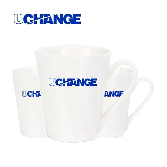 White Ceramic Coffee Mug For Custom Logos