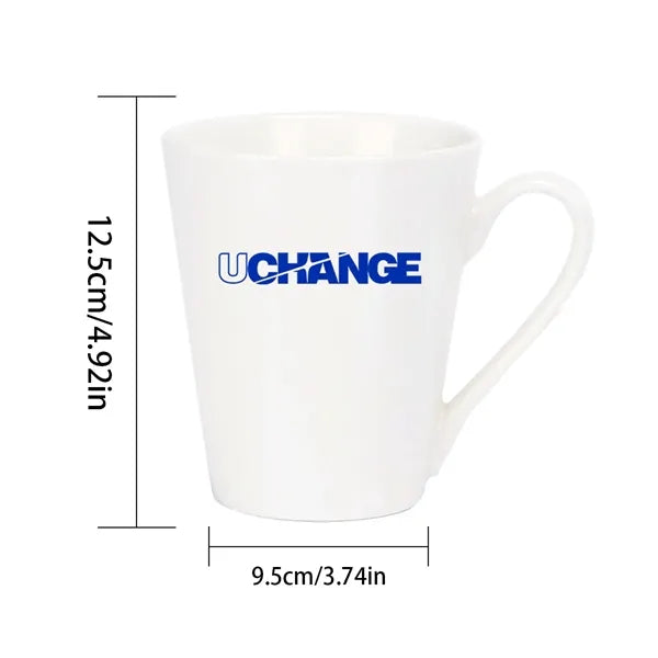 White Ceramic Coffee Mug For Custom Logos