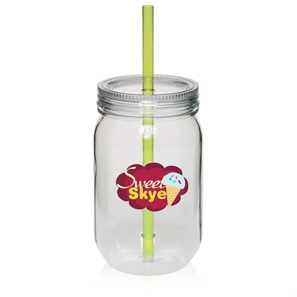 24 oz. Single Wall Mason Jars
