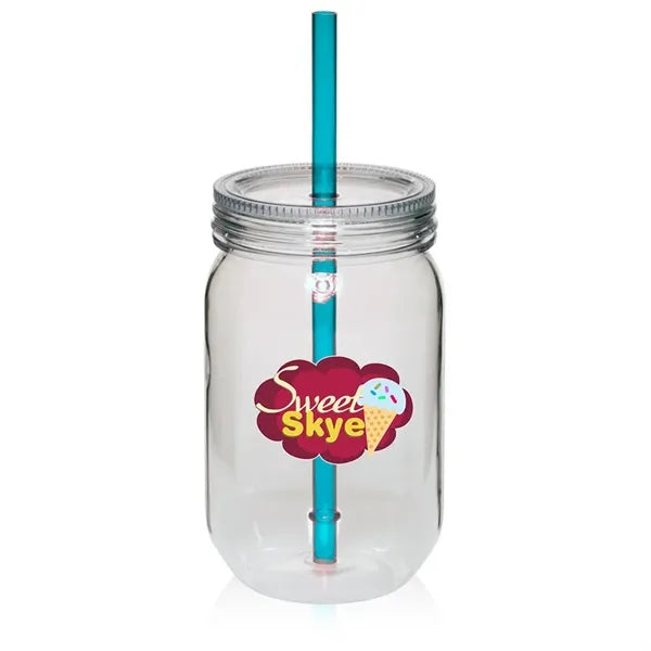 24 oz. Single Wall Mason Jars
