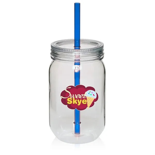24 oz. Single Wall Mason Jars