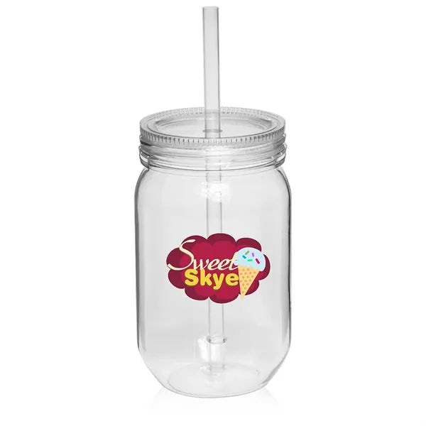 24 oz. Single Wall Mason Jars