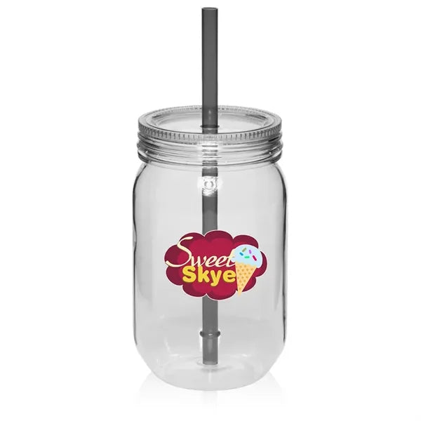 24 oz. Single Wall Mason Jars