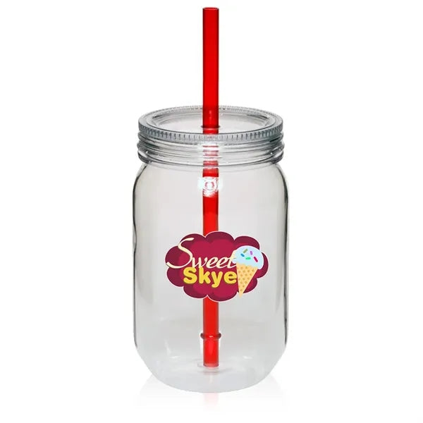 24 oz. Single Wall Mason Jars