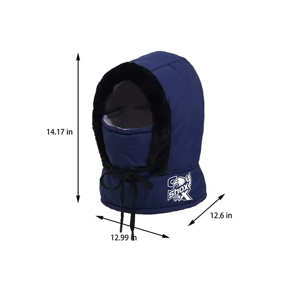 Winter Trapper Hat With Fleece Neck Warmer Ski Cap
