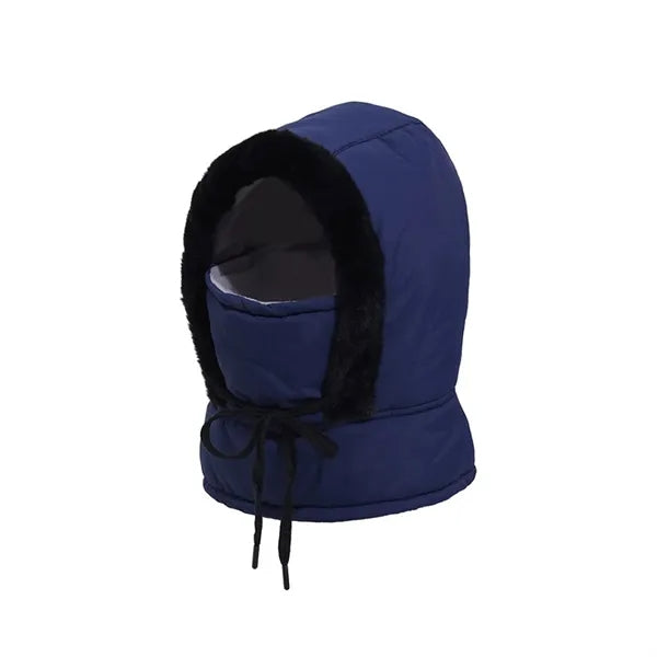 Winter Trapper Hat With Fleece Neck Warmer Ski Cap