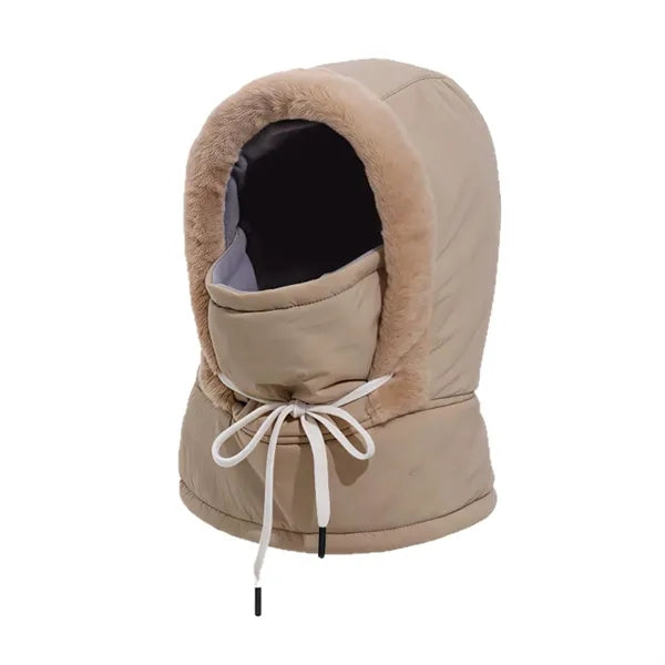 Winter Trapper Hat With Fleece Neck Warmer Ski Cap