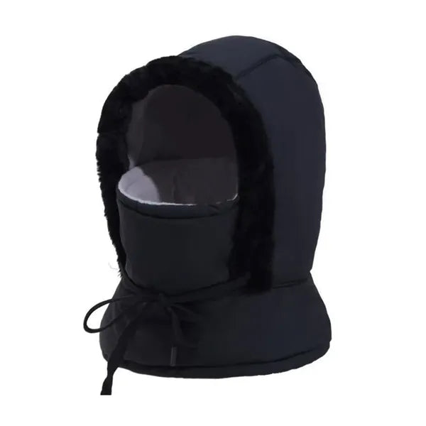 Winter Trapper Hat With Fleece Neck Warmer Ski Cap