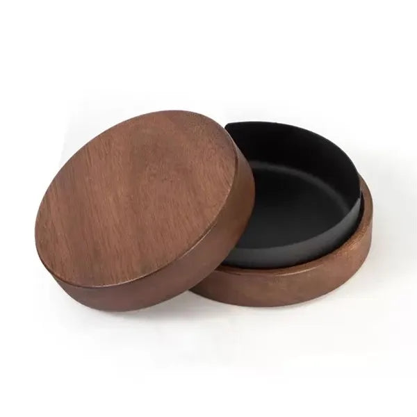 Solid Wood Windproof Ashtray