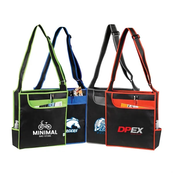 Multi-Pocket Messenger Shoulder Tote Bag
