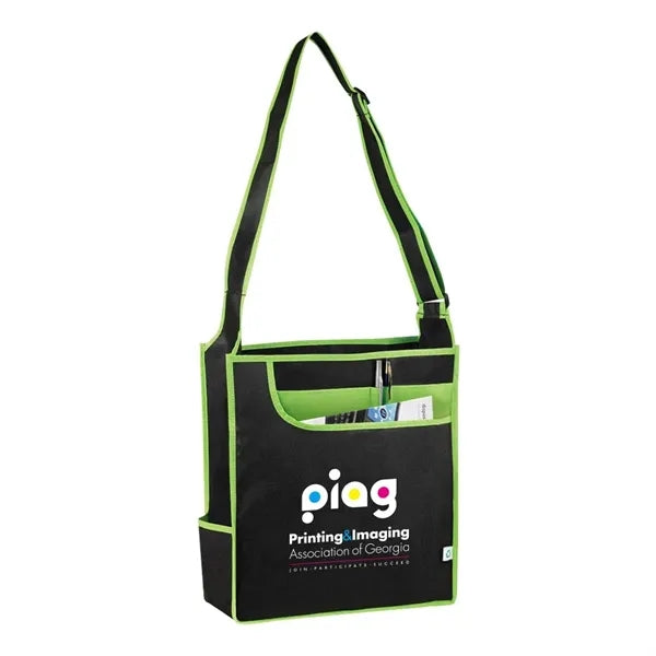 Multi-Pocket Messenger Shoulder Tote Bag