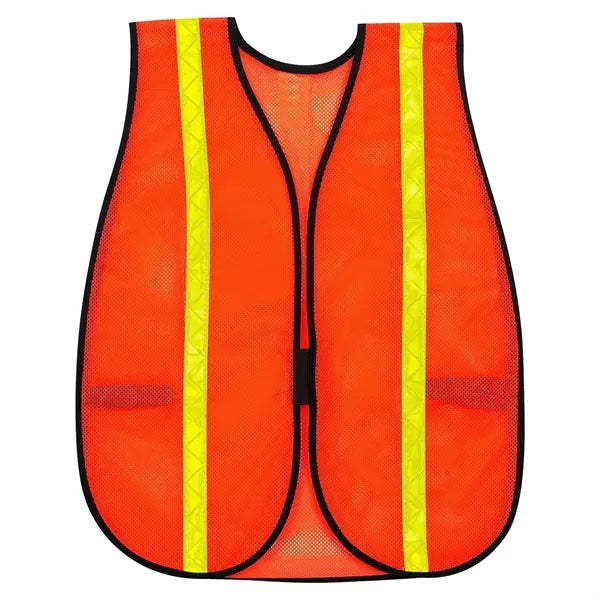 Polyester Mesh With Reflective Strip Safety Vest