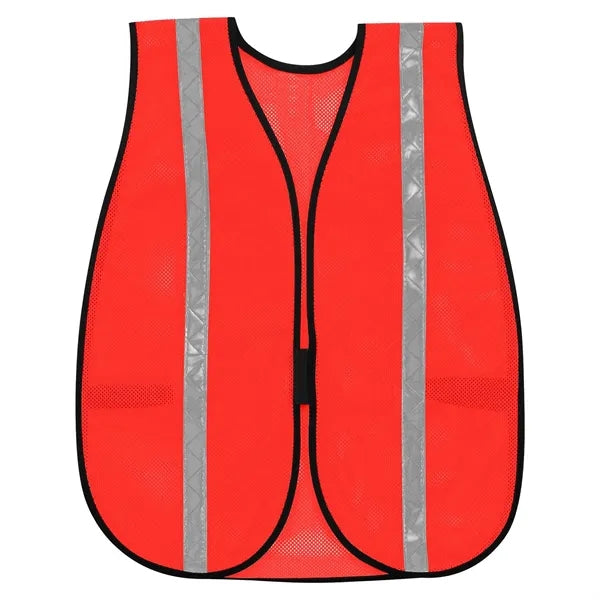 Polyester Mesh With Reflective Strip Safety Vest