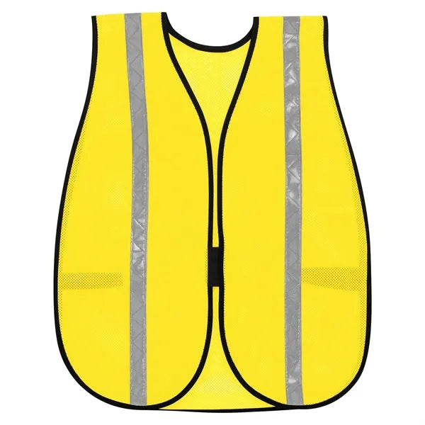 Polyester Mesh With Reflective Strip Safety Vest