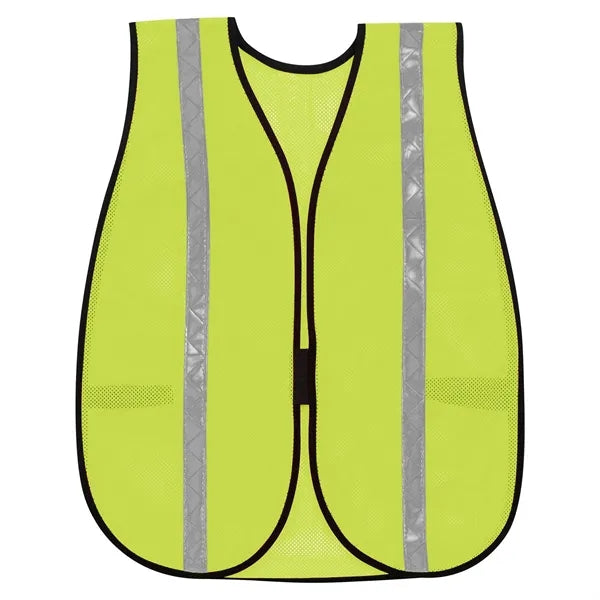 Polyester Mesh With Reflective Strip Safety Vest