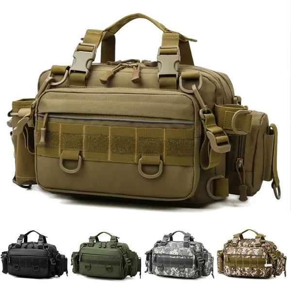 Multi Color Tactical Oxford Waist Shoulder Bag