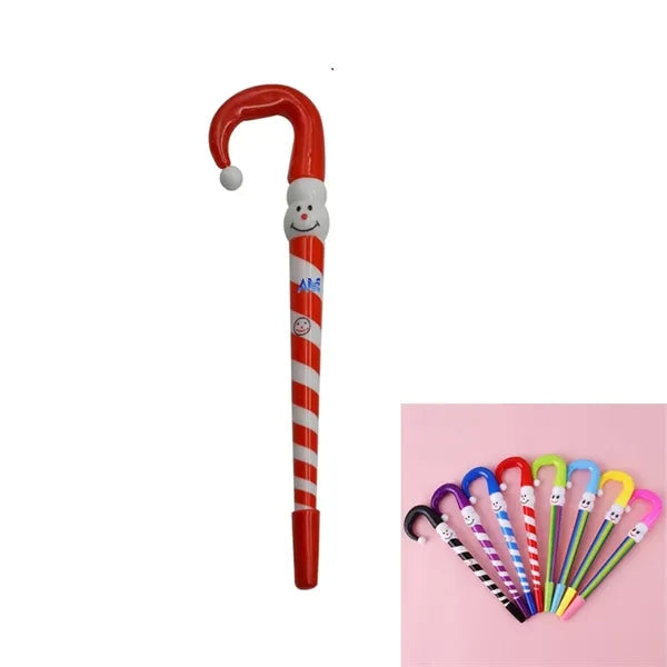 Candy Cane Shaped BallPoint Pen