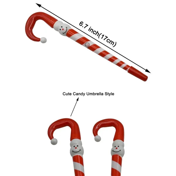 Candy Cane Shaped BallPoint Pen