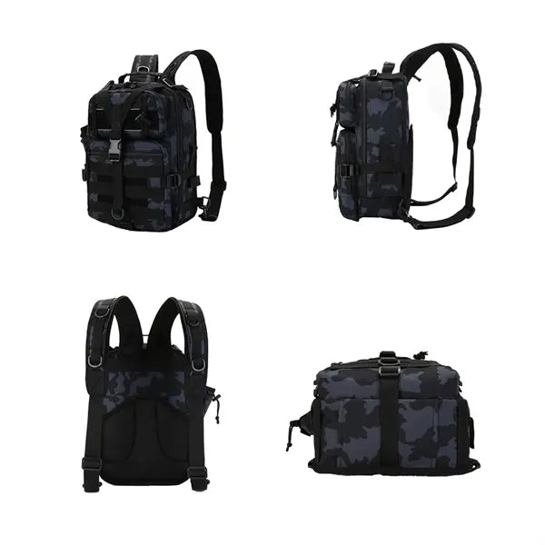Multi Carry Tactical Nylon Sling Bag