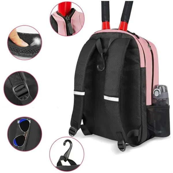 Large Capacity Polyester Tennis Backpack
