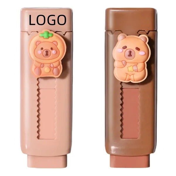 Capybara Push - pull Eraser