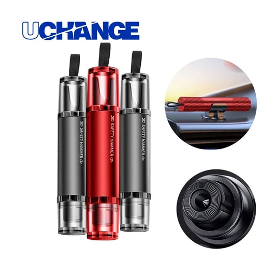 Auto Safety Hammer With Seatbelt Cutter