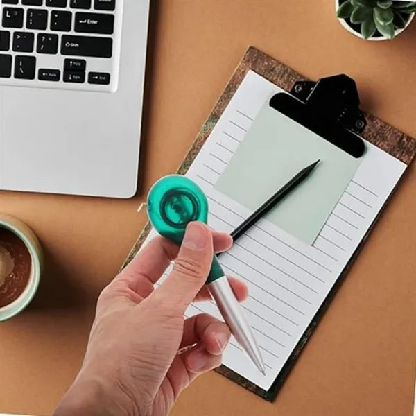 Creative Ballpoint Pen with Retractable Tape Measure