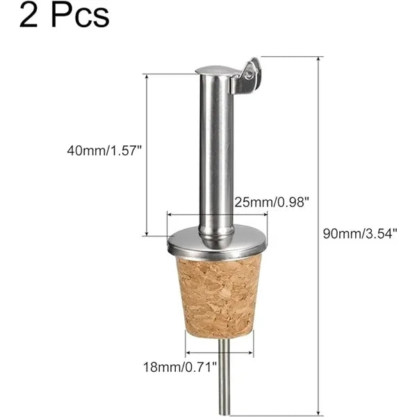 Stainless Steel Auto Flip Bottle Pourers