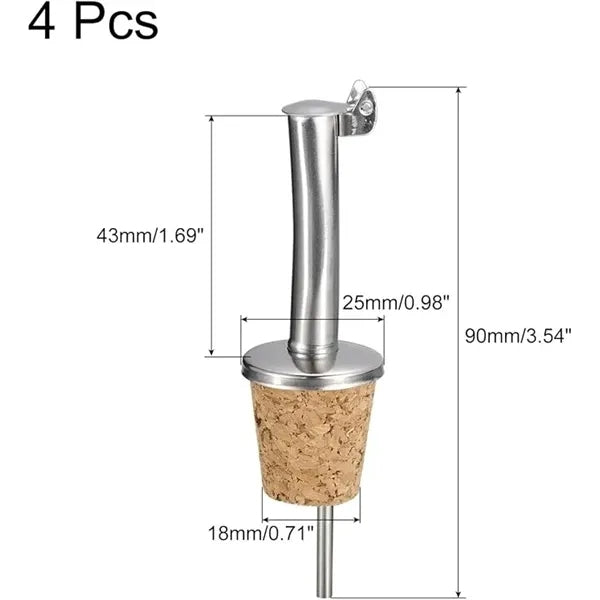 Stainless Steel Auto Flip Bottle Pourers