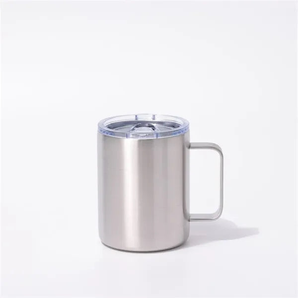 10oz Stainless Steel Insulated Mug with Handle and Lid