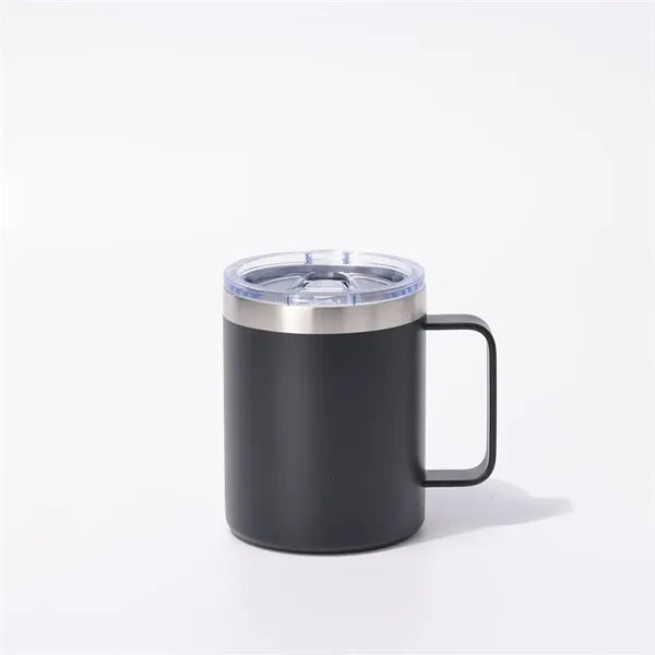10oz Stainless Steel Insulated Mug with Handle and Lid