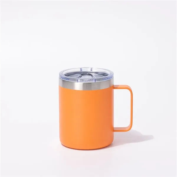 10oz Stainless Steel Insulated Mug with Handle and Lid