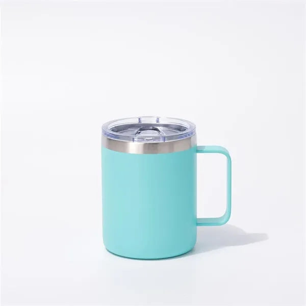10oz Stainless Steel Insulated Mug with Handle and Lid