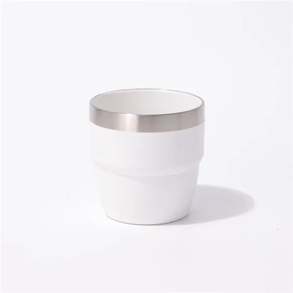 4oz Stackable Insulated Ceramic - Lined Stainless Steel Cup