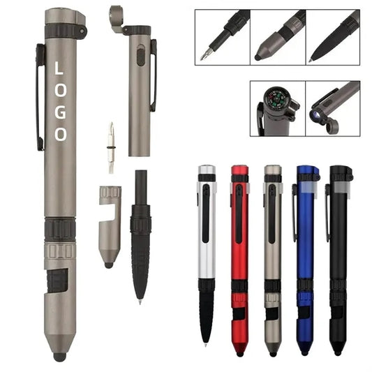 LED Compass Multifunctional Ballpoint Pen