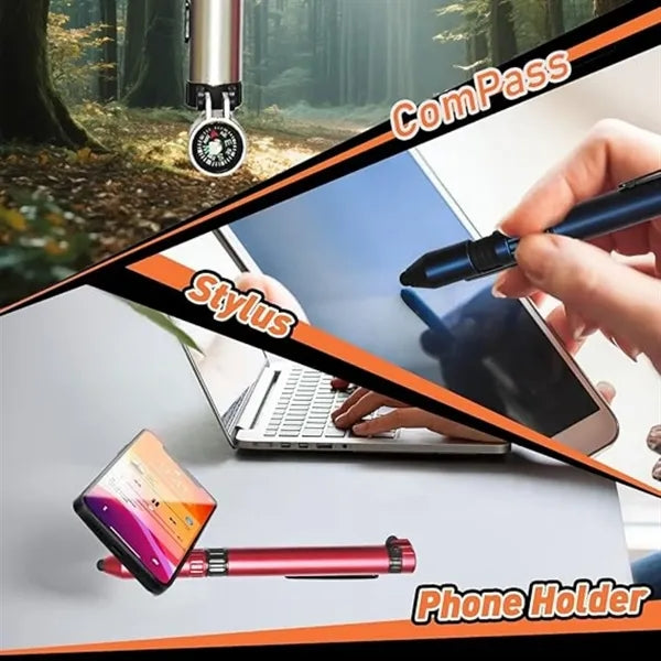 LED Compass Multifunctional Ballpoint Pen