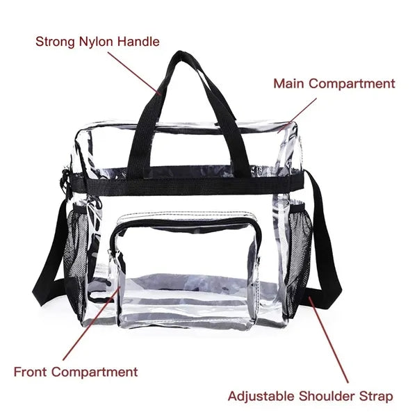 The Everything Clear Vinyl Tote Bag