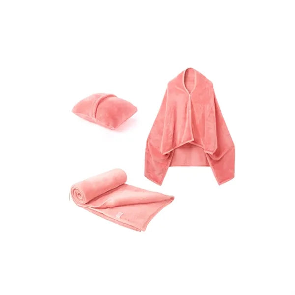 2-In-1 Portable Folding Flannel Blanket