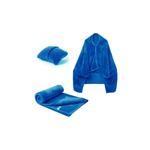 2-In-1 Portable Folding Flannel Blanket
