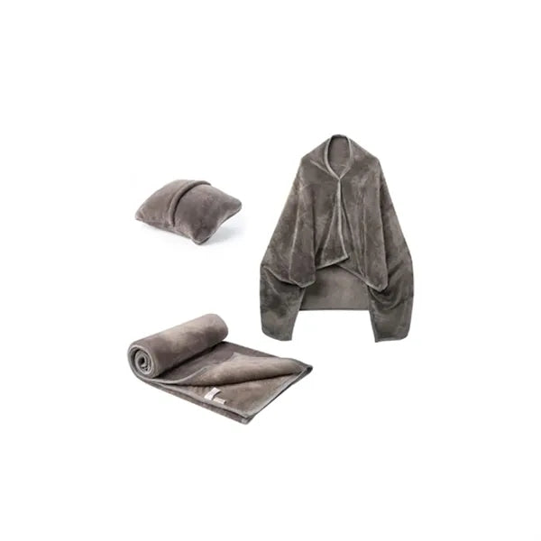 2-In-1 Portable Folding Flannel Blanket