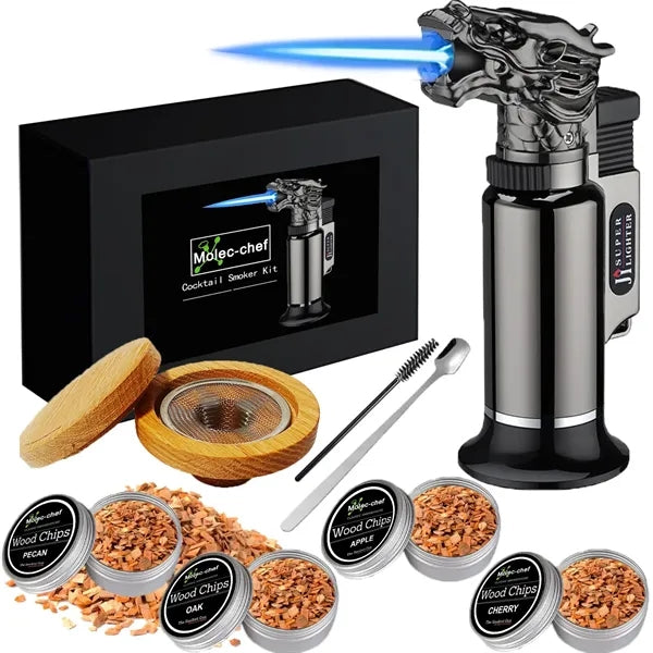 Cocktail Smoker Kit With Torch