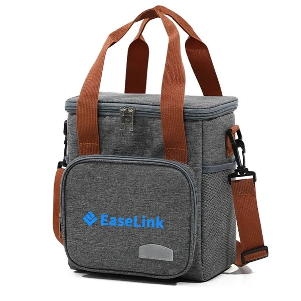 Double-Layer Insulated Lunch Tote - Portable Picnic Ice Bag