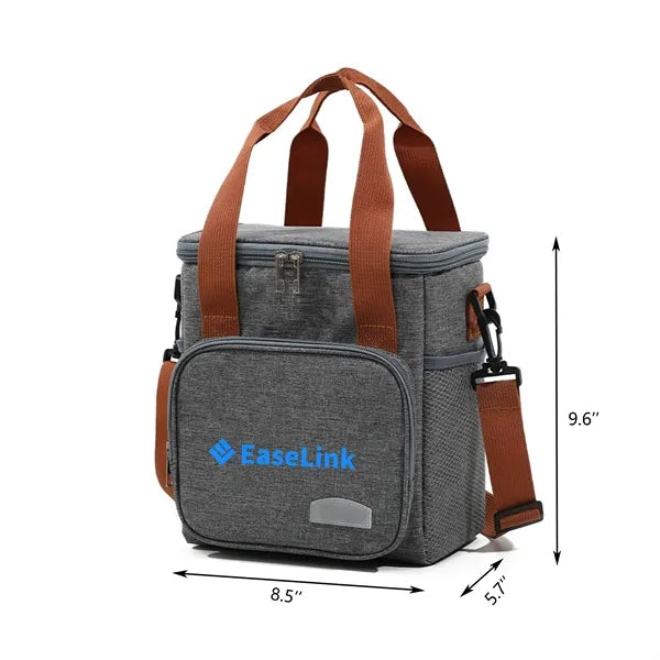 Double-Layer Insulated Lunch Tote - Portable Picnic Ice Bag