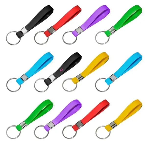 Silicone Wrist Strap Keychain