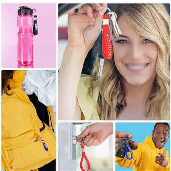 Silicone Wrist Strap Keychain