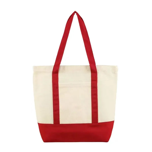 Canvas Zippered Tote