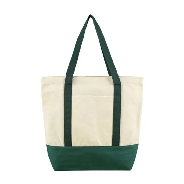 Canvas Zippered Tote