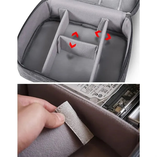 Data Cable Storage Bag Travel Power Bank Storage Box