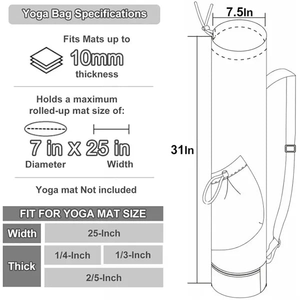 Yoga Mat Backpack
