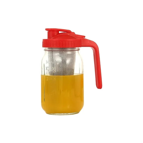 Wide Mouth Mason Jar Pitcher 32 OZ